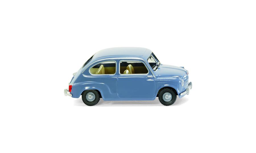 Fiat 600 closed - pigeon blue