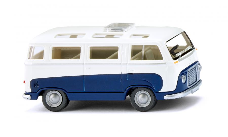 Ford FK 1000 panorama bus - sapphire blue/white