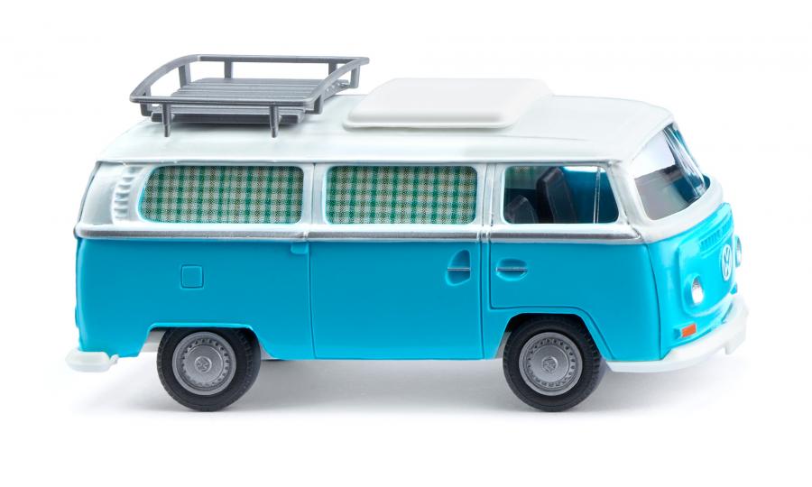 VW T2 Campingbus - eisblau/weiß