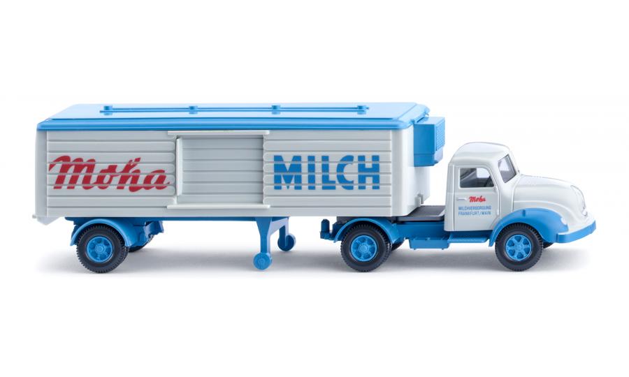 Refrigerated semi-trailer (Magirus) "Moha Milch"