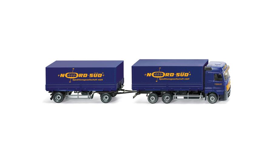 Lowbed truck trailer MB ACTROS
