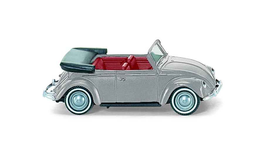 VW Beetle 1200 Cabrio silver grey