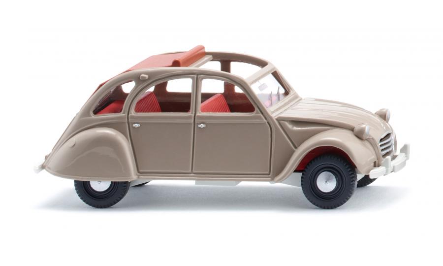 Citroën 2 CV - olivgrau