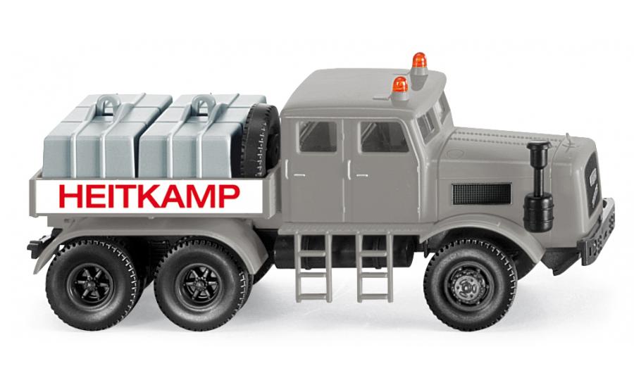 Heavy-duty flatbed truck (Kaelble) "Heitkamp"